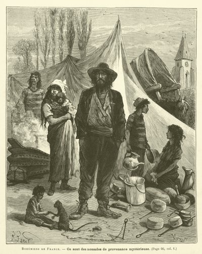 Bohemians De France (gravura) de French School