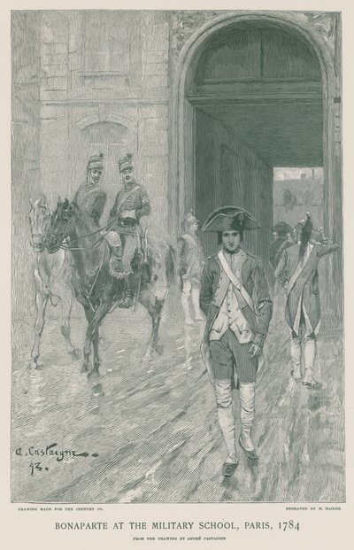 Bonaparte na escola militar de French School