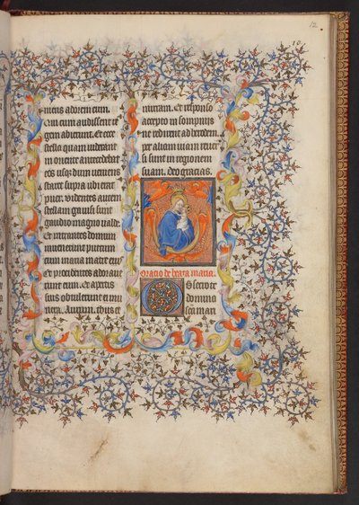 Livro de Horas, Adicionar MS 32454 f.12r, França de French School