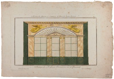 Loja de M. Lescot, Farmacêutico, rue de Gramont, Paris de French School
