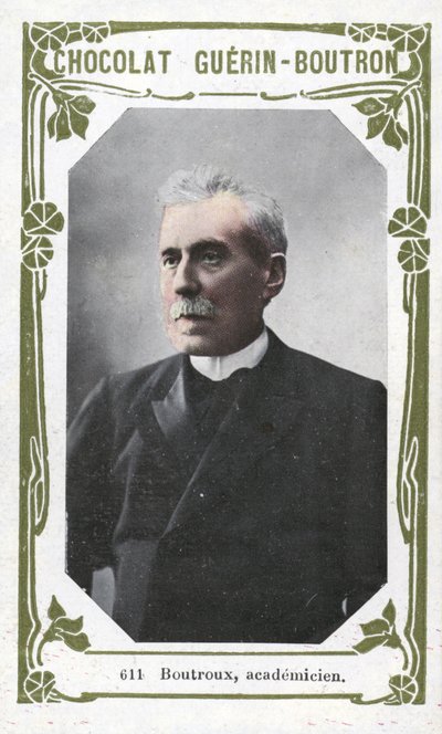 Boutroux, academicien (foto colorida) de French School