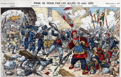 Revolta dos pugilistas (1898-1900): captura de Pequim pelos aliados em 15 de agosto de French School