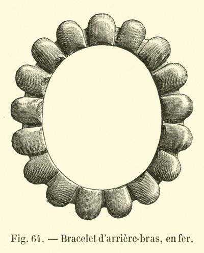 Pulseira de ferro-braço, ferro de French School