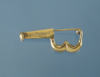 Broche no estilo pompeiano pertencente a Caroline Murat (ouro) de French School