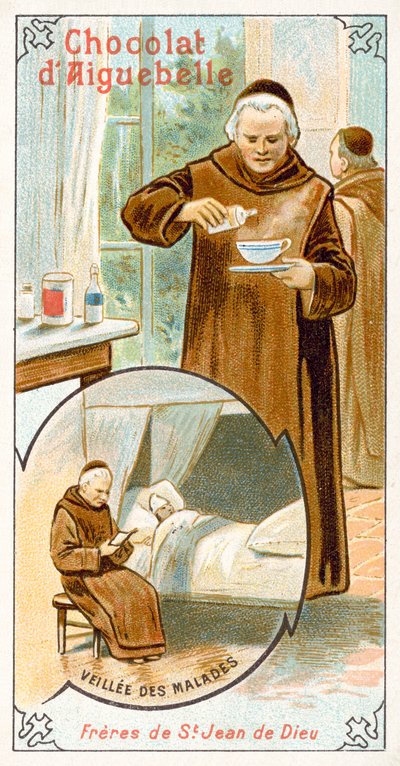 Irmãos Hospitaleiros de São João de Deus (chromolitho) de French School