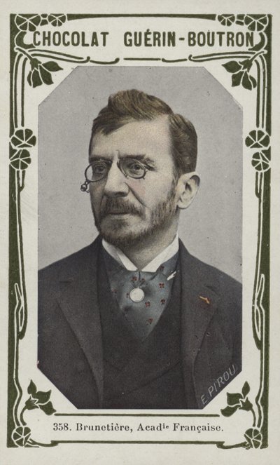 Brunetiere, Academia Francesa (foto colorida) de French School