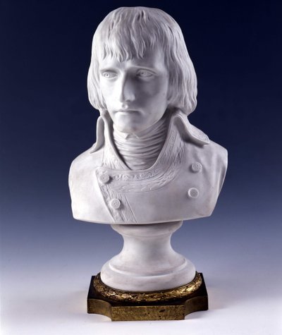 Busto de Bonaparte Primeiro Cônsul da República Francesa. 1801. Fabricação Imperial de Sevres. A Coleção dos Soldados de Anos. Paris 1802 de French School