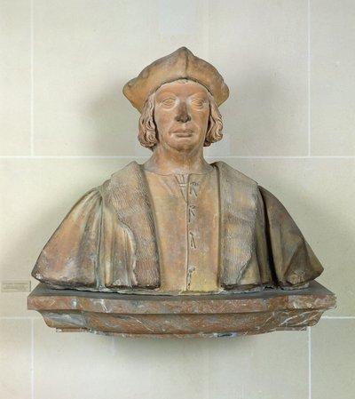 Busto do Chanceler Antoine Duprat (1463-1535) (terracota) de French School