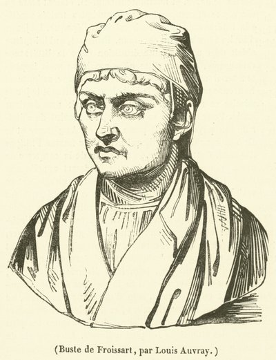 Busto de Froissart (gravura) de French School