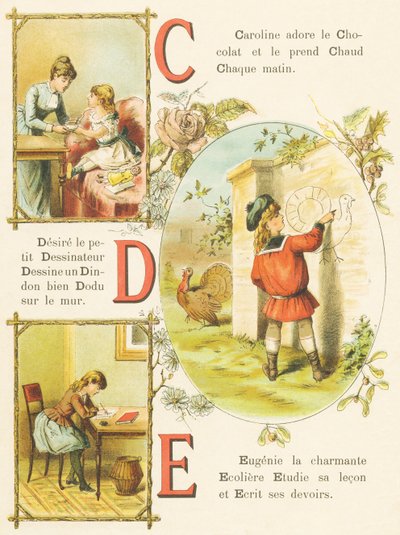 CDE: Chocolate, Desenhista, Turquia de French School