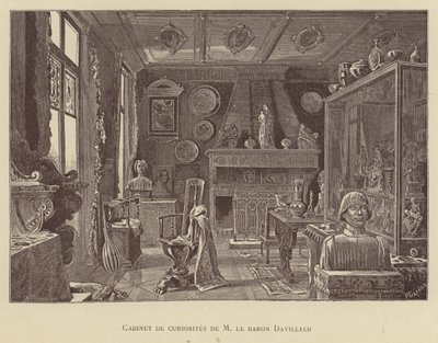 Gabinete de Curiosidades do Barão Davillier de French School