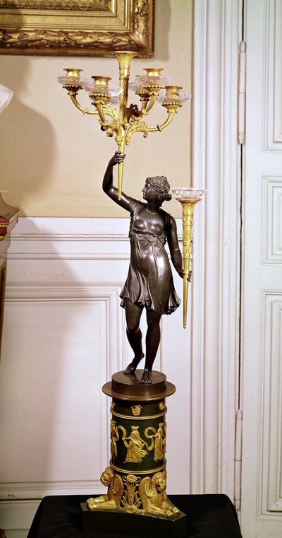 Candelabra (bronze) de French School