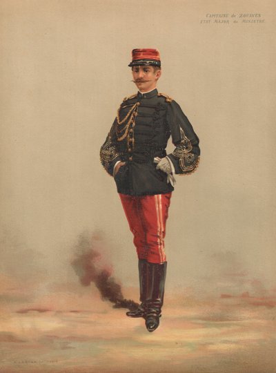 Capitão dos Zouaves, Staff do Ministro de French School