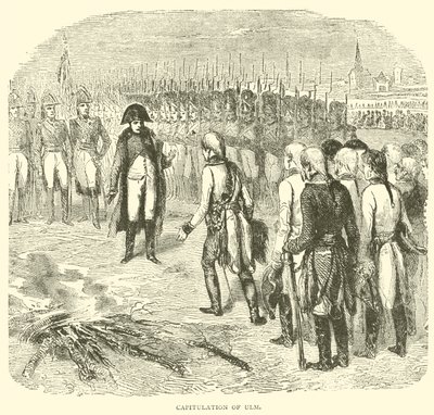 Capitulação de Ulm (gravura) de French School