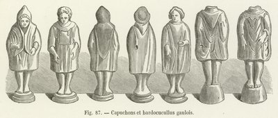 Capuzes e bardocuculos gauleses de French School