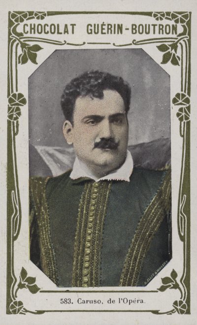 Caruso, da lOpera (foto colorida) de French School