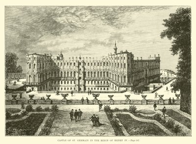 Castelo de St Germain no reinado de Henrique IV de French School