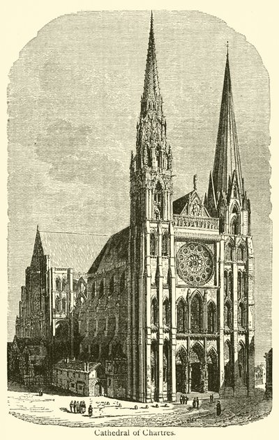 Catedral de Chartres (gravura) de French School