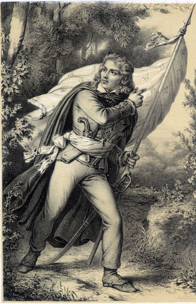 Cathelineau - in "Galerie historique de la Revolution francaise" de Albert? Maurin de French School