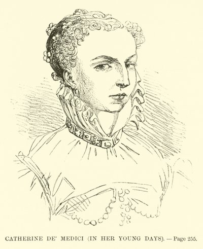 Catherine de Medici, em seus dias jovens de French School