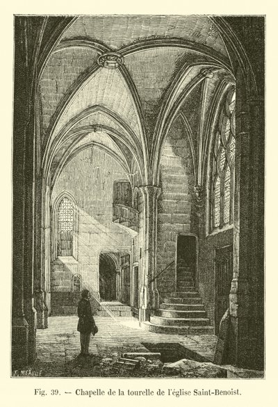 Capela da torre da Igreja de Saint Benoist de French School