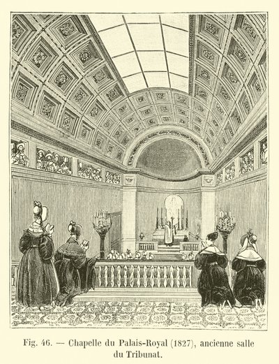 Capela do Palais Royal, 1827, antigo Tribunat Hall de French School