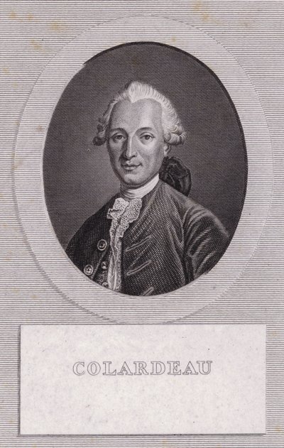 Charles-Pierre Colardeau, poeta francês (gravura) de French School