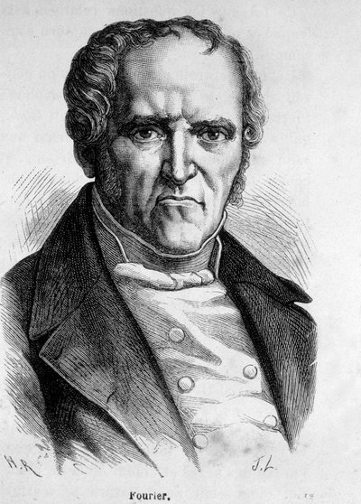 Charles Fourier (1772-1837), filósofo e economista francês. de French School