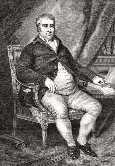 Charles James Fox, de "História da Revolução Francesa" por Louis Blanc (1811-82) de French School