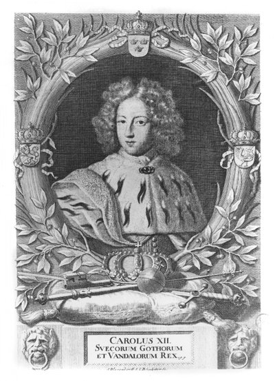 Carlos XII, Rei da Suécia de French School