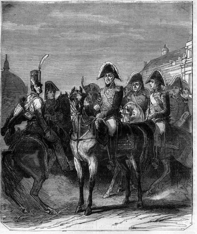 Carlos X (1757-1836) Rei de França. Gravura em "Histoire des Papes-Rois-Queen and Empereurs a travessa les centuries" de Maurice Lachatre de French School