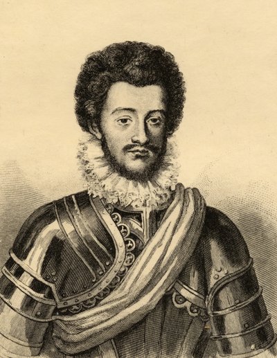 Charles de Guise (1554-1611) Duque de Mayenne (gravura) de French School