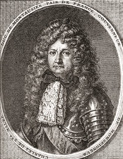 Charles de Sainte-Maure, duque de Montausier, 1610 1690. Soldado francês e governador do delfim, Luís, o Grande Delfim. Das horas livres publicadas 1908. de French School