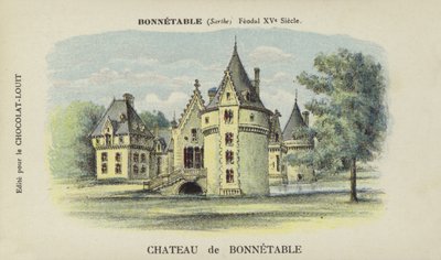 Castelo de Bonnetable, Bonnetable, Sarthe de French School