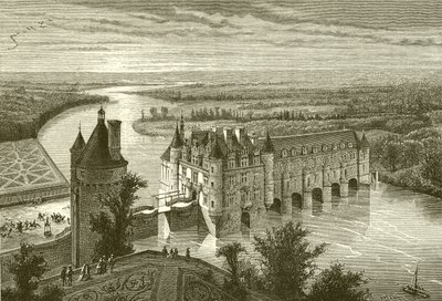 Chateau de Chenonceaux de French School