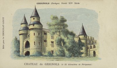 Castelo de Grignols, Grignols, Dordonha de French School
