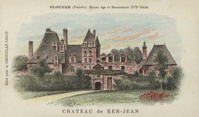 Castelo de Ker-Jean, Plougar, Finistere de French School