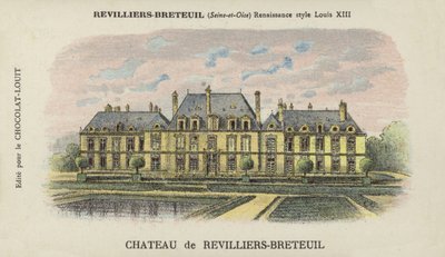 Revilliers-Breteuil castelo, Revilliers-Breteuil, Seine-et-Oise de French School