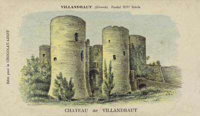 Castelo de Villandraut, Villandraut, Gironde de French School