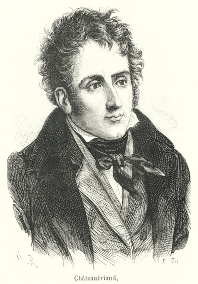 Chateaubriand (gravura) de French School