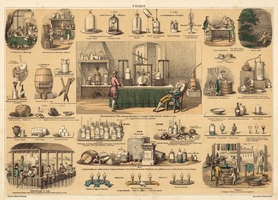 Química (cor litho) de French School