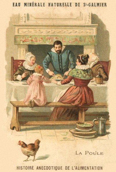 Frango (chromolitho) de French School