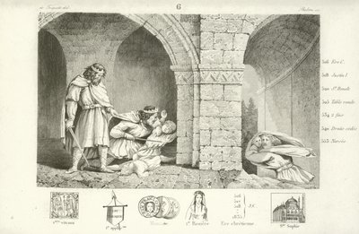 Childeberto I, rei franco de Paris de French School