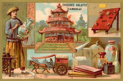 China (chromolitho) de French School