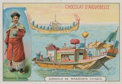 Almirante e gôndola mandarim chinês de French School