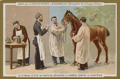 Chocolat dAiguebelle trade card de French School