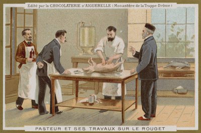 Chocolat dAiguebelle trade card de French School