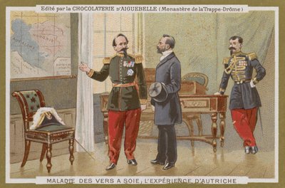 Chocolat dAiguebelle trade card de French School