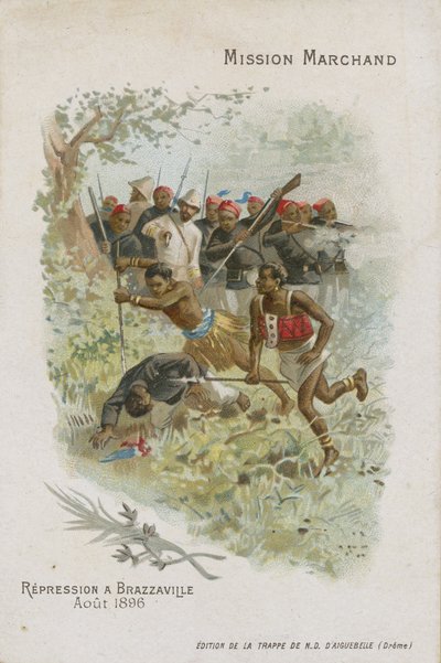 Cartão de comércio Chocolat dAiguebelle, Marchand Mission de French School
