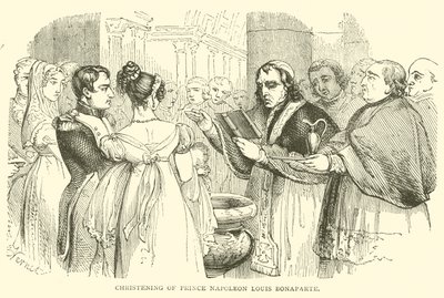Batizado do Príncipe Napoleão Louis Bonaparte (gravura) de French School